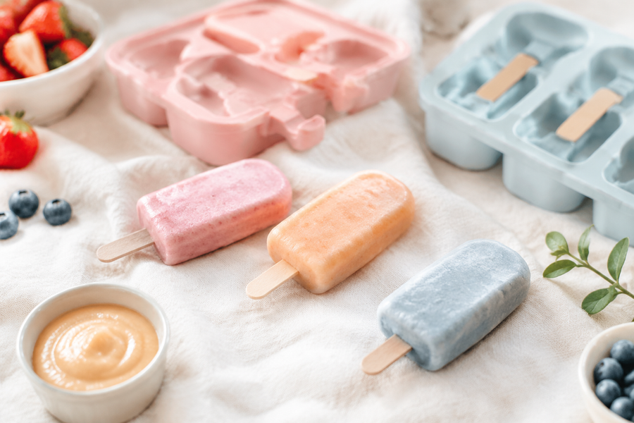 Pastel baby popsicles lifestyle